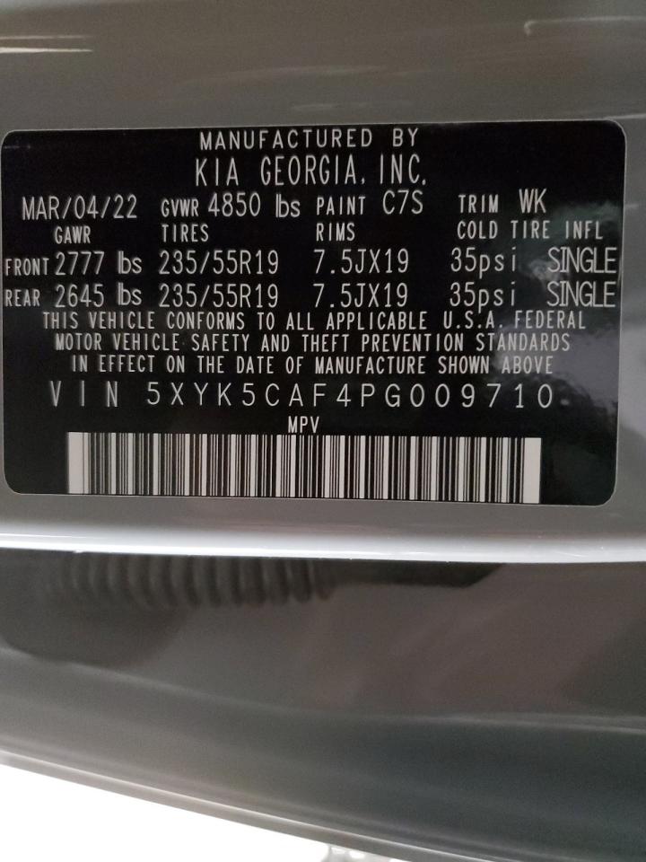 2023 KIA SPORTAGE SX PRESTIGE VIN:5XYK5CAF4PG009710