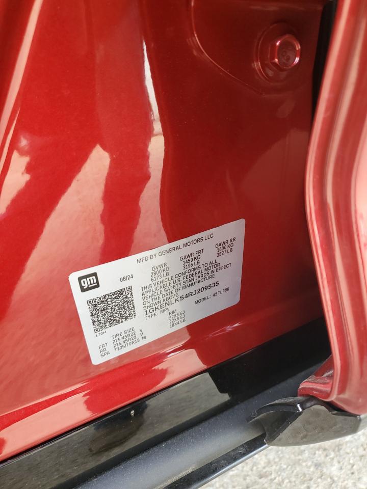 2024 GMC ACADIA DENALI VIN:1GKENLKS4RJ209535