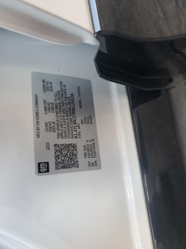 2024 BUICK ENVISTA SPORT TOURING VIN:KL47LBE27RB125536