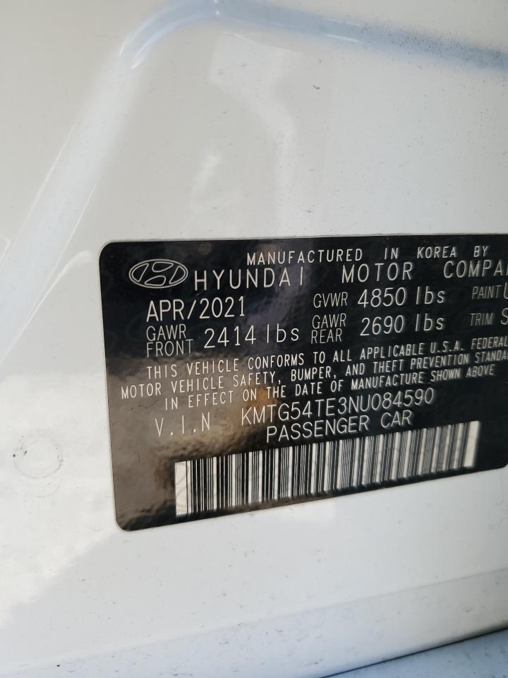 2022 GENESIS G70 BASE VIN:KMTG54TE3NU084590