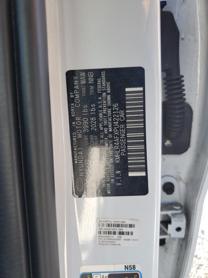 2023 HYUNDAI ELANTRA N LINE VIN:KMHLR4AFXPU422126