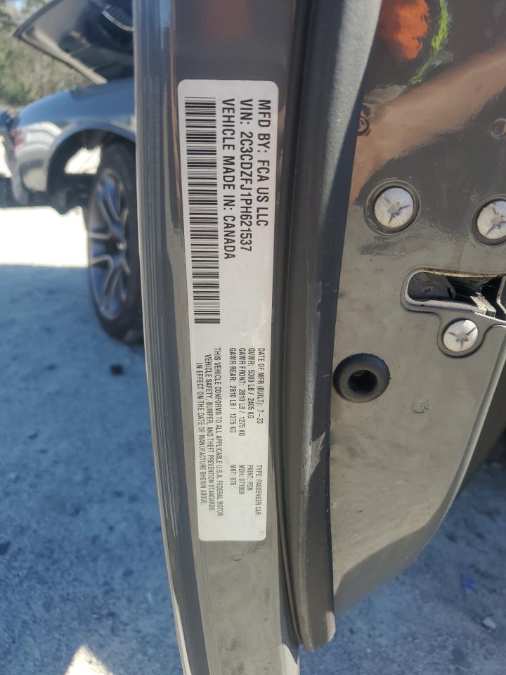 2023 DODGE CHALLENGER R/T SCAT PACK VIN:2C3CDZFJ1PH621537