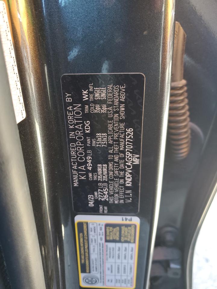 2023 KIA SPORTAGE EX VIN:KNDPVCAG5P7077526