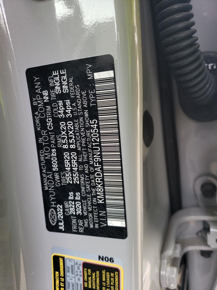 2022 HYUNDAI IONIQ 5 LIMITED VIN:KM8KRDAF9NU120545