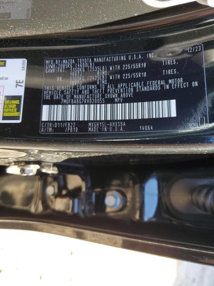 2024 TOYOTA COROLLA CROSS SE VIN:7MUFBABG7RV020055