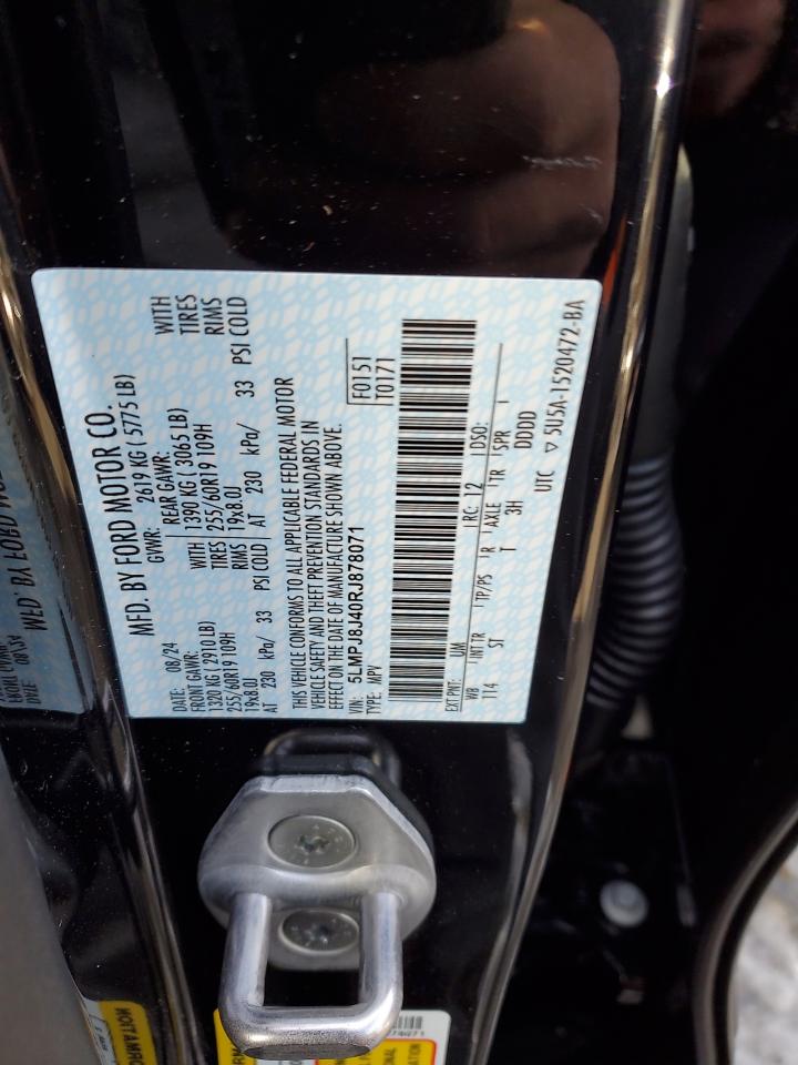 2024 LINCOLN NAUTILUS PREMIERE VIN:5LMPJ8J40RJ878071