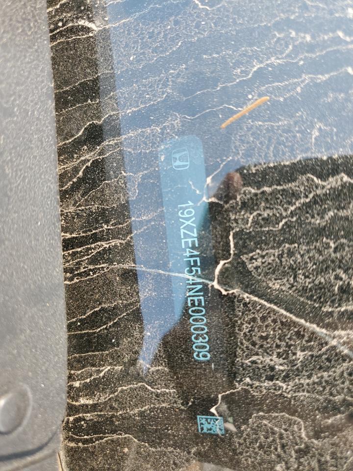 2022 HONDA INSIGHT EX VIN:19XZE4F54NE000309