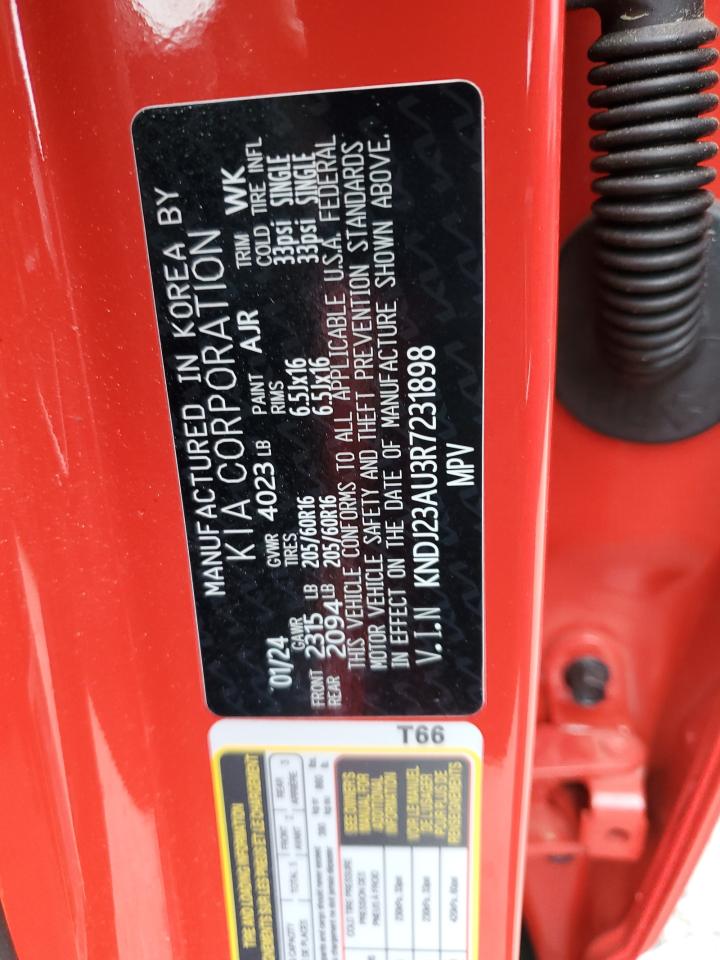 2024 KIA SOUL LX VIN:KNDJ23AU3R7231898