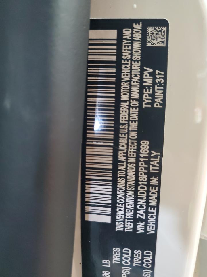 2023 JEEP RENEGADE LIMITED VIN:ZACNJDD18PPP11699