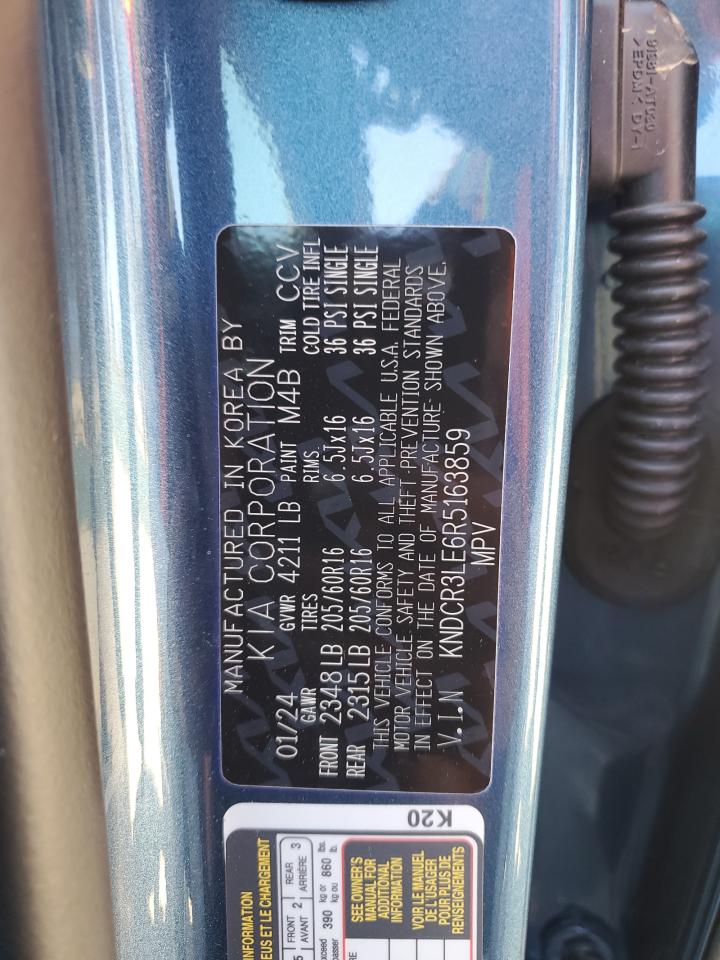 2024 KIA NIRO EX VIN:KNDCR3LE6R5163859