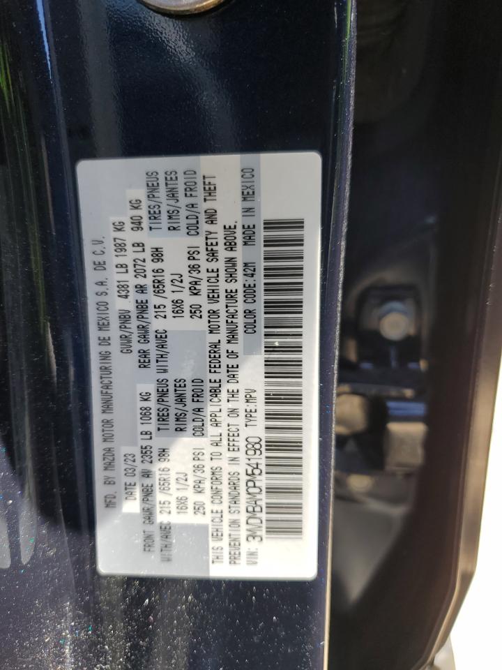 2023 MAZDA CX-30 VIN:3MVDMBAM0PM541980