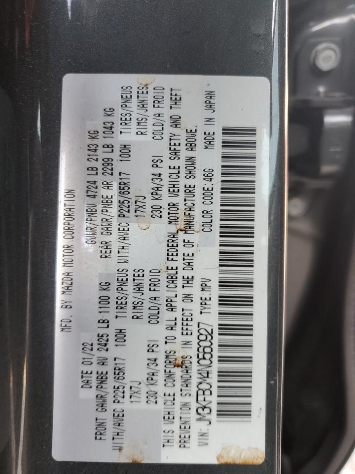 2022 MAZDA CX-5 PREFERRED VIN:5UX43DP09N9M68350