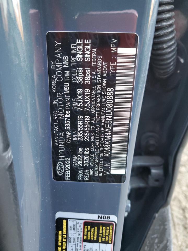 2022 HYUNDAI IONIQ 5 SE VIN:KM8KM4AE5NU080888