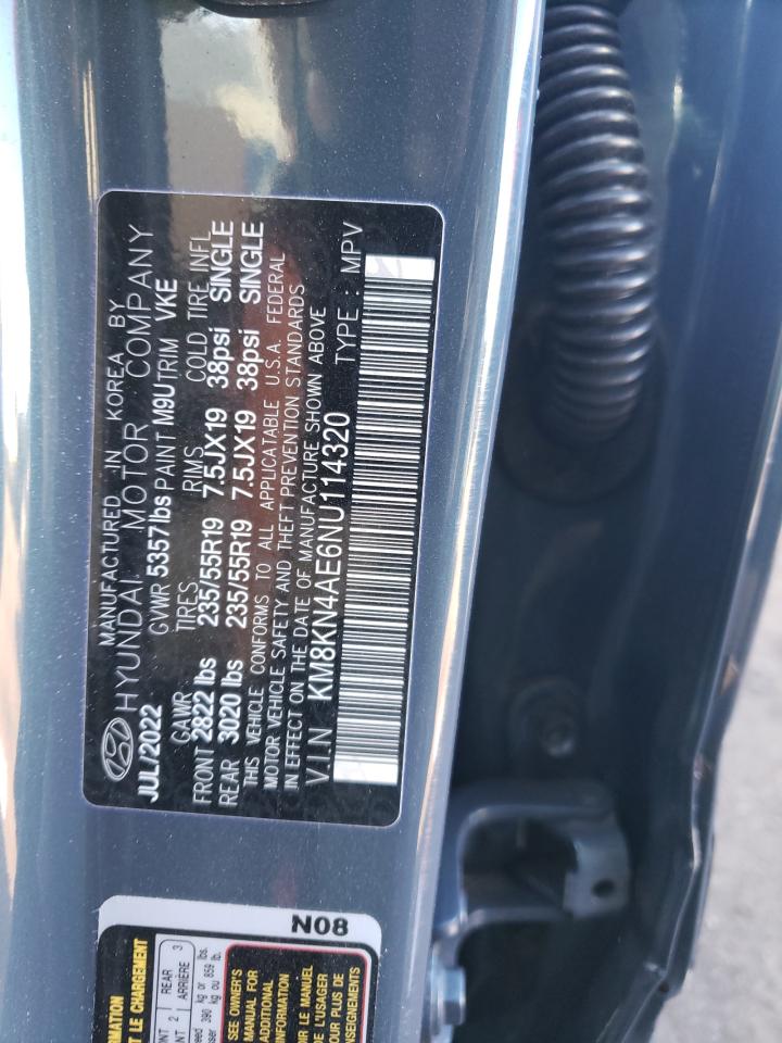 2022 HYUNDAI IONIQ 5 SEL VIN:KM8KN4AE6NU114320