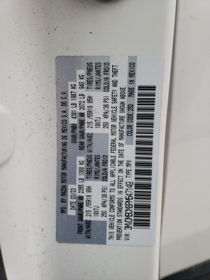 2023 MAZDA CX-30 PREFERRED VIN:3MVDMBCM8PM547149