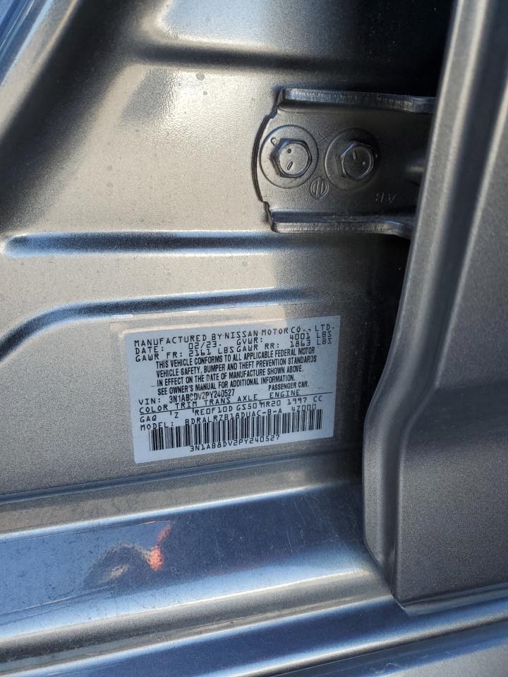 2023 NISSAN SENTRA SR VIN:3N1AB8DV2PY240527
