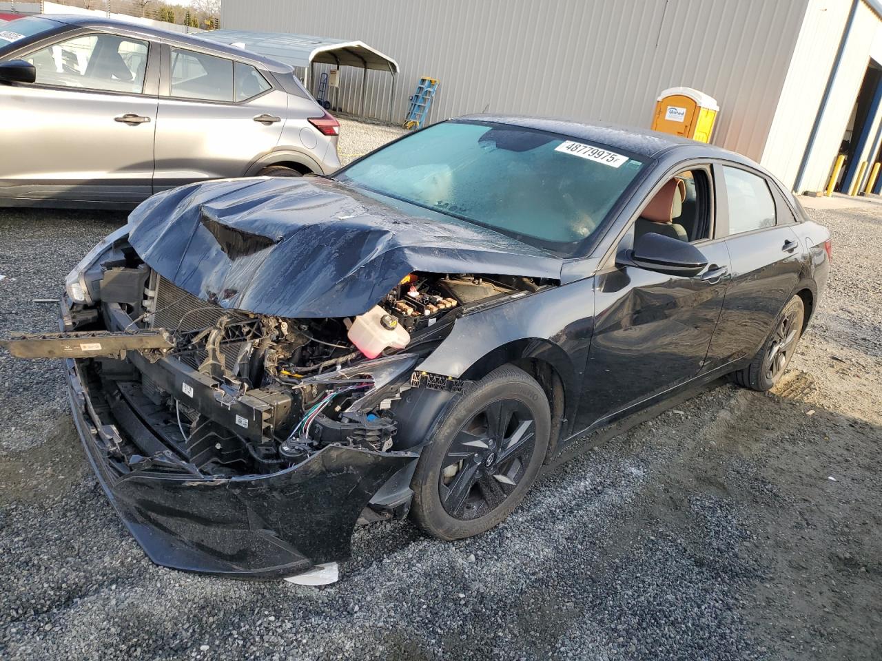 2022 HYUNDAI ELANTRA BLUE VIN:KMHLM4AJ6NU031765