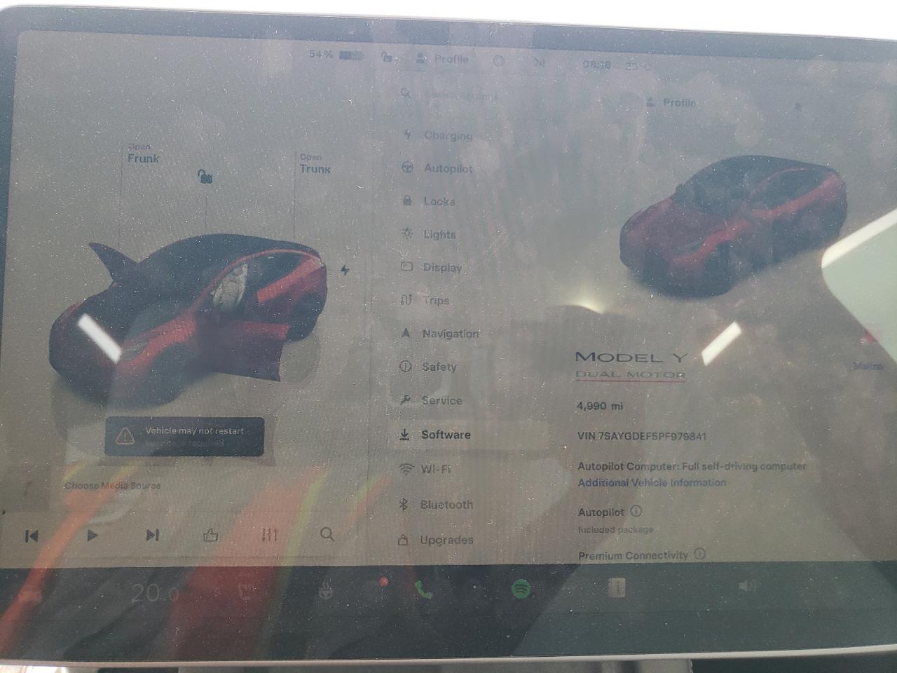 2023 TESLA MODEL Y VIN:7SAYGDEF5PF979841