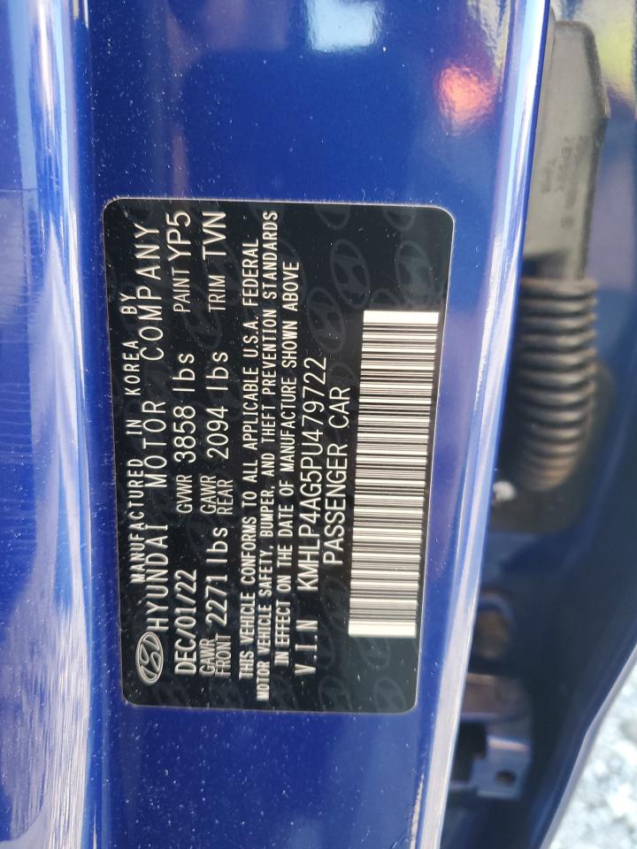 2023 HYUNDAI ELANTRA LIMITED VIN:KMHLP4AG5PU479722