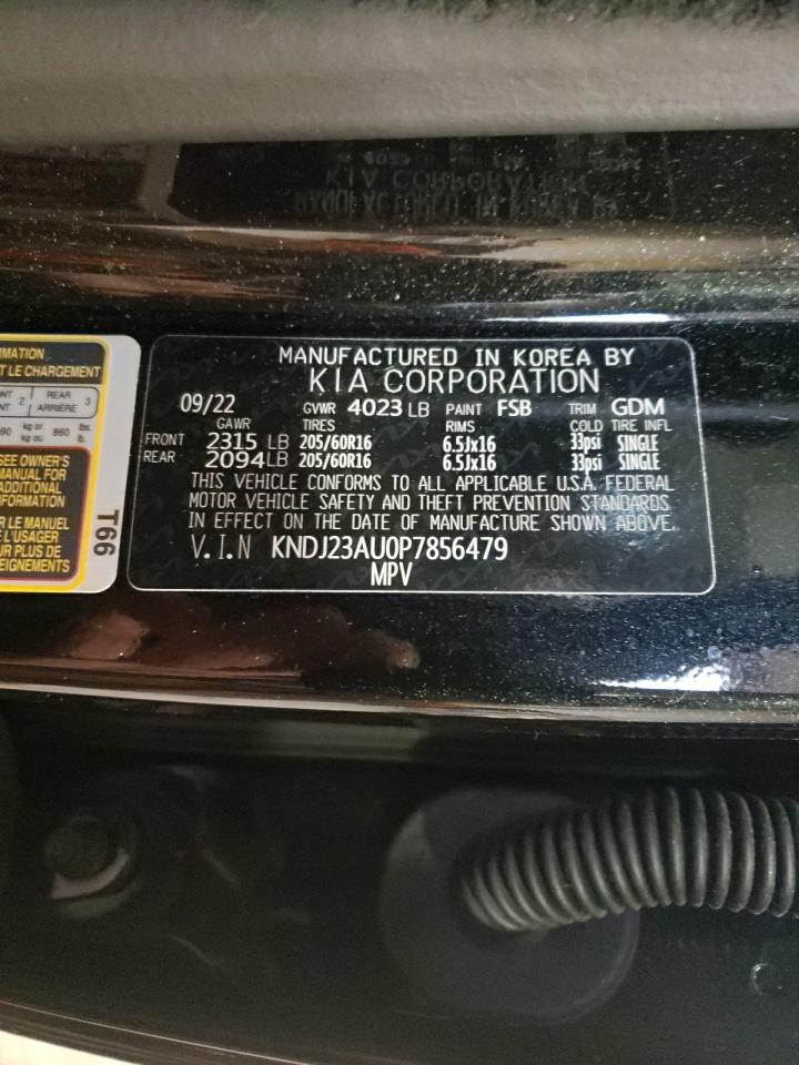 2023 KIA SOUL LX VIN:KNDJ23AU0P7856479
