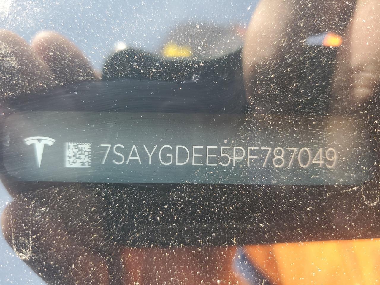 2023 TESLA MODEL Y VIN:7SAYGDEE5PF787049