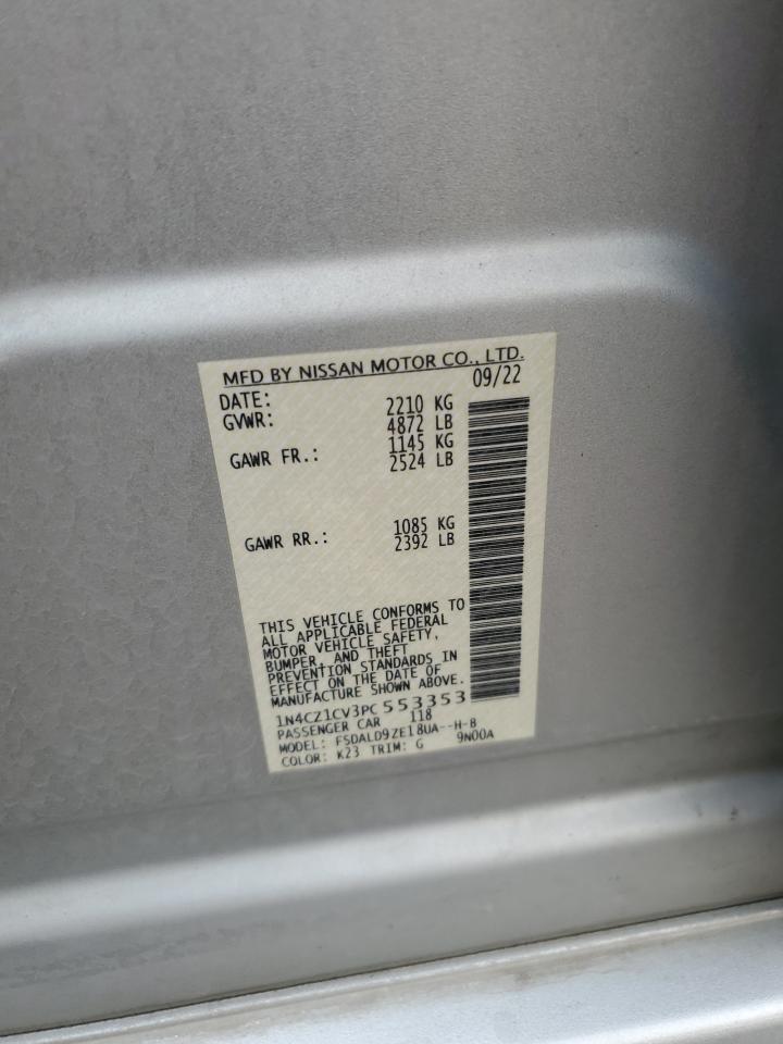 2023 NISSAN LEAF SV PLUS VIN:1N4CZ1CV3PC553353