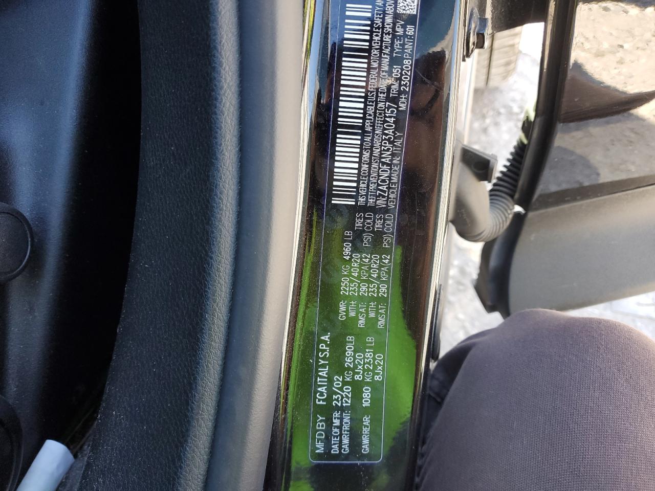 2023 DODGE HORNET GT VIN:ZACNDFAN3P3A04157