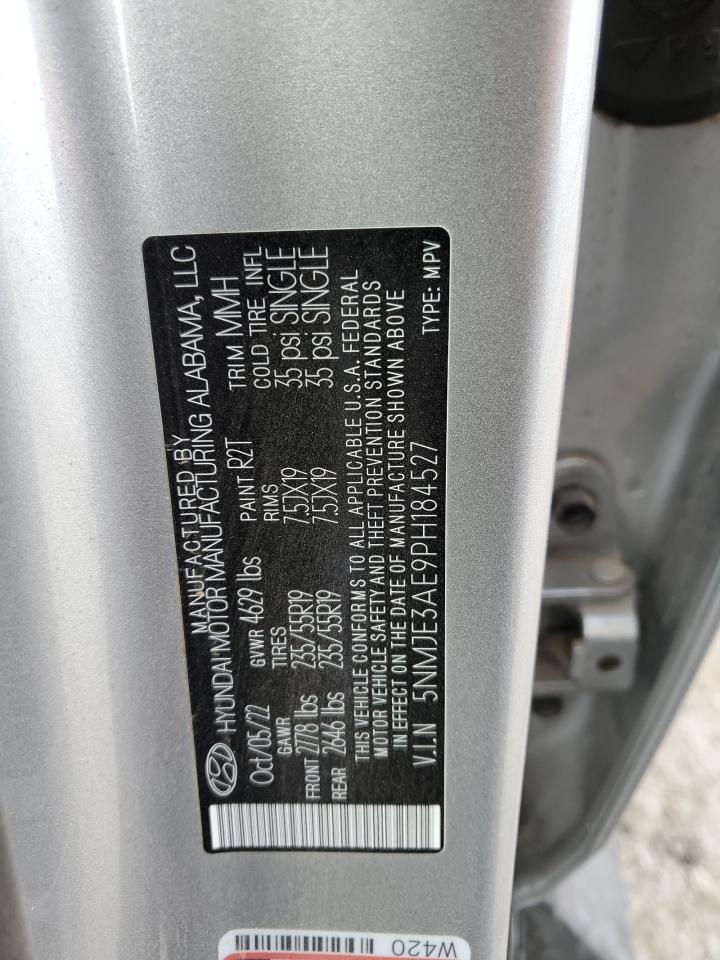 2023 HYUNDAI TUCSON LIMITED VIN:5NMJE3AE9PH184527