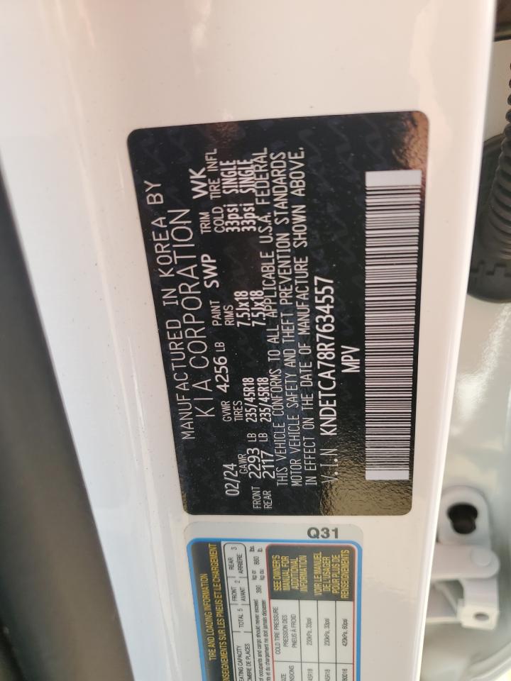 2024 KIA SELTOS SX VIN:KNDETCA78R7634557