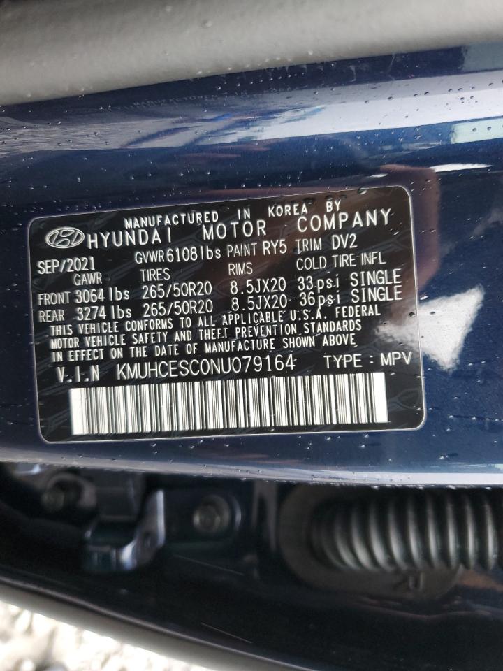 2022 GENESIS GV80 BASE VIN:KMUHCESC0NU079164