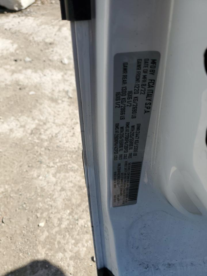 2022 RAM PROMASTER CITY TRADESMAN VIN:ZFBHRFAB3N6X56747