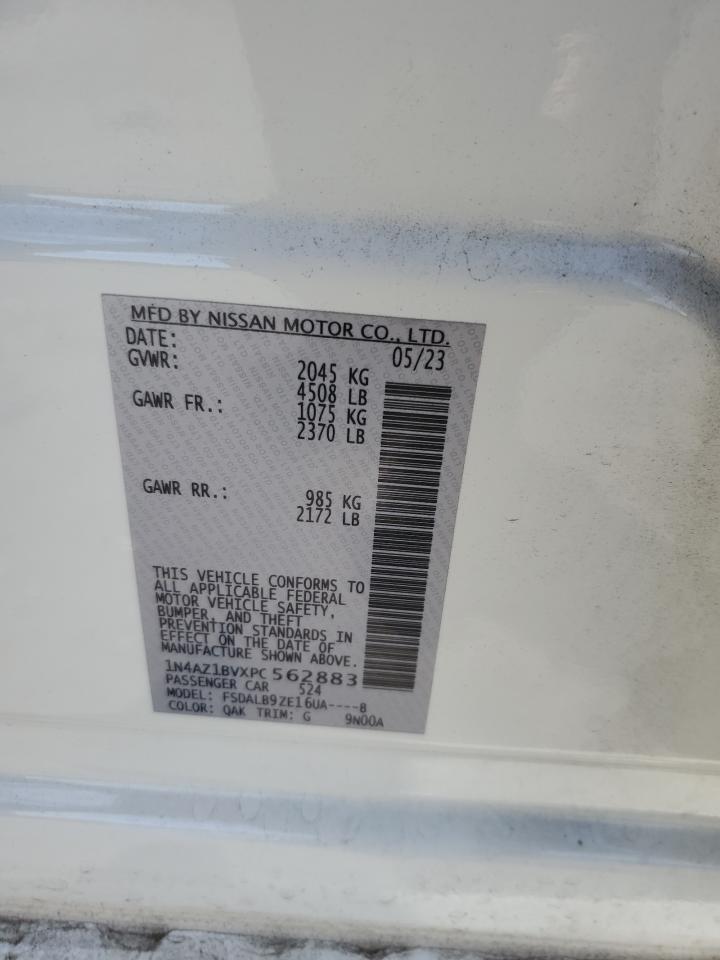2023 NISSAN LEAF S VIN:1N4AZ1BVXPC562883