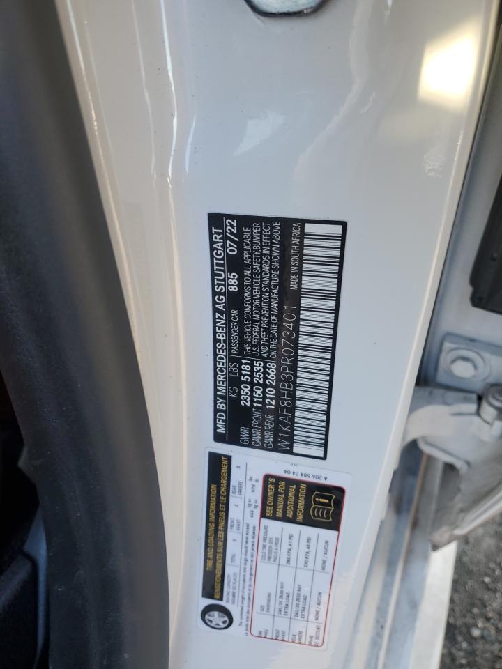 2023 MERCEDES-BENZ C 43 AMG VIN:W1KAF8HB3PR073401