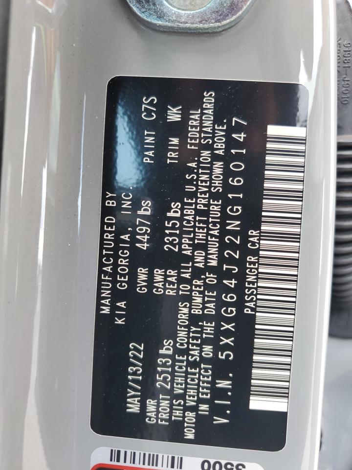 2022 KIA K5 GT LINE VIN:5XXG64J22NG160147