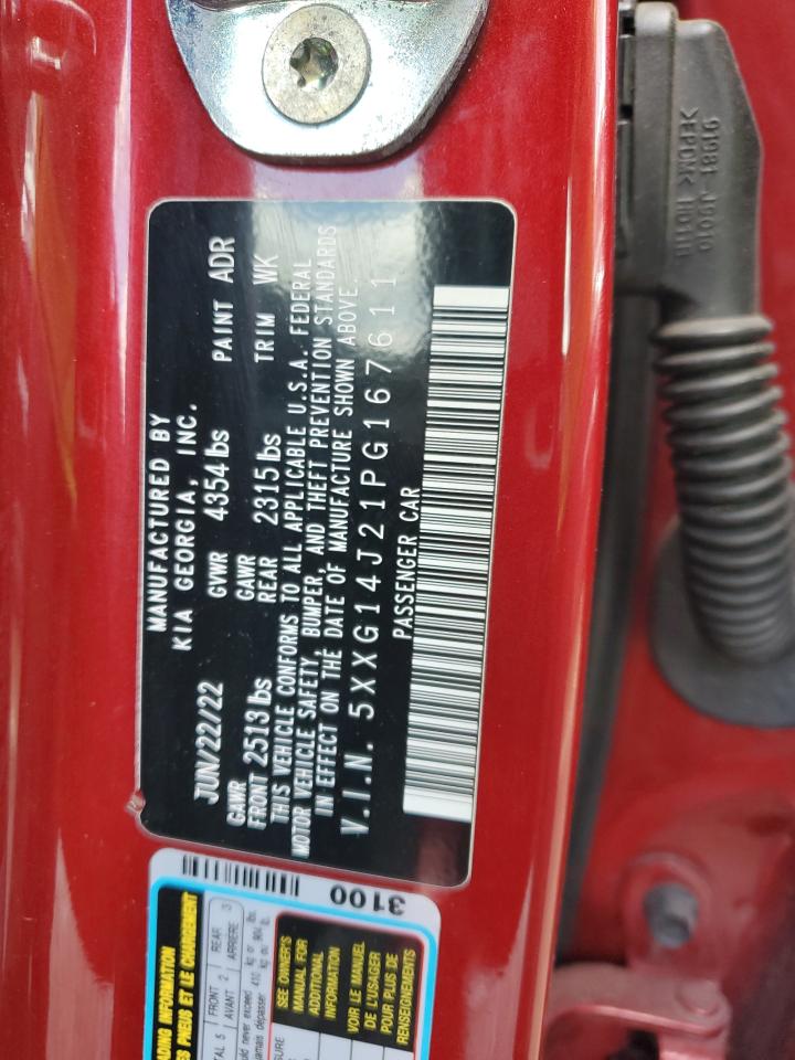 2023 KIA K5 LXS VIN:5XXG14J21PG167611