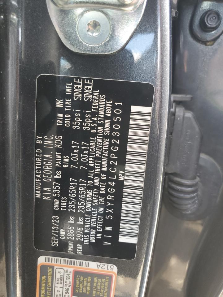 2023 KIA SORENTO LX VIN:5XYRG4LC2PG230501