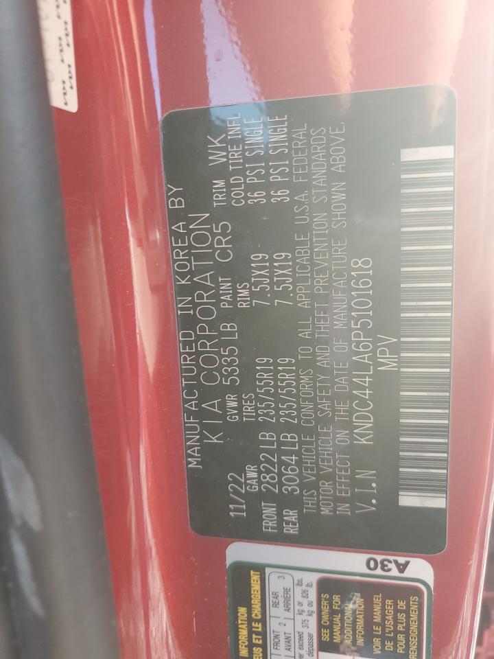 2023 KIA EV6 GT LINE VIN:KNDC44LA6P5101618