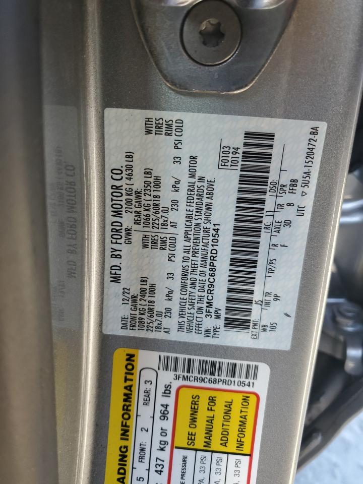 2023 FORD BRONCO SPORT OUTER BANKS VIN:3FMCR9C68PRD10541