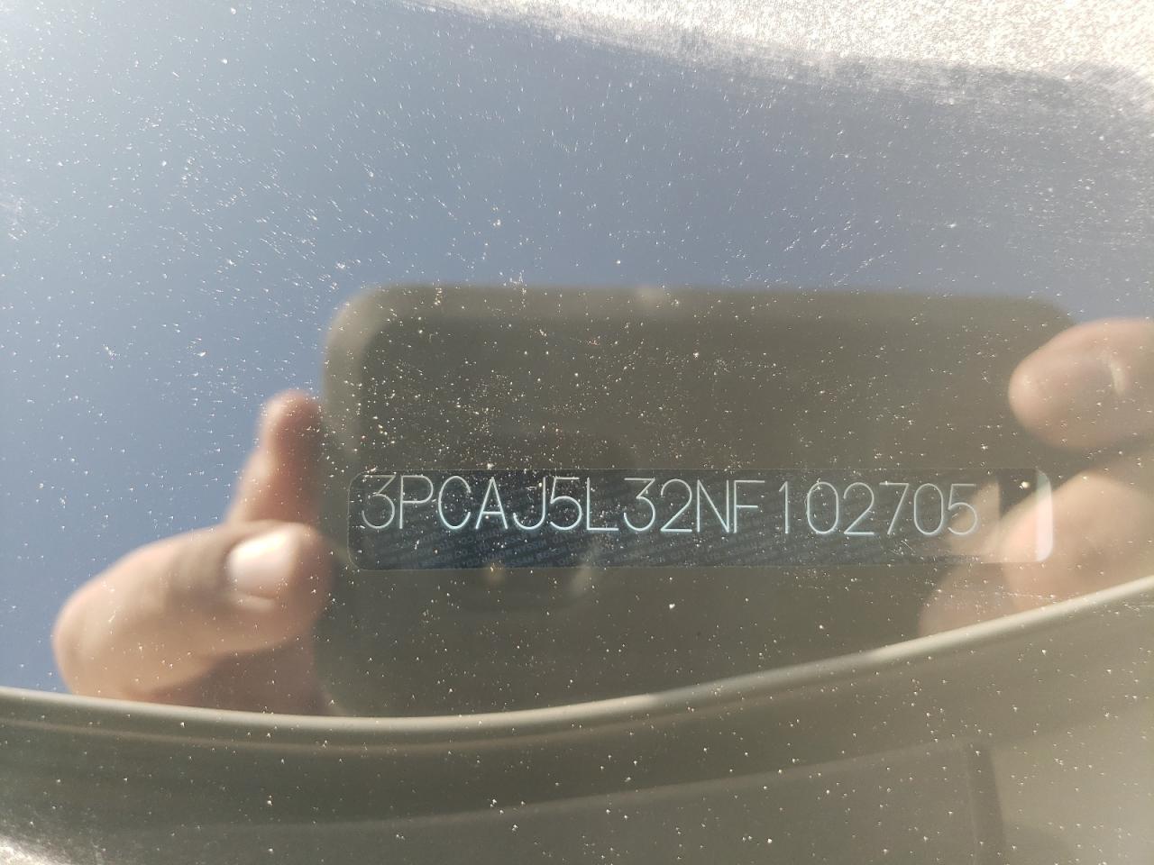 2022 INFINITI QX55 SENSORY VIN:3PCAJ5L32NF102705