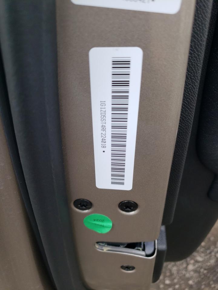 2024 CHEVROLET MALIBU LT VIN:1G1ZD5ST4RF224018