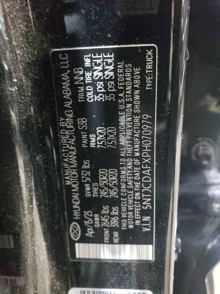 2023 HYUNDAI SANTA CRUZ NIGHT VIN:5NTJCDAFXPH070979