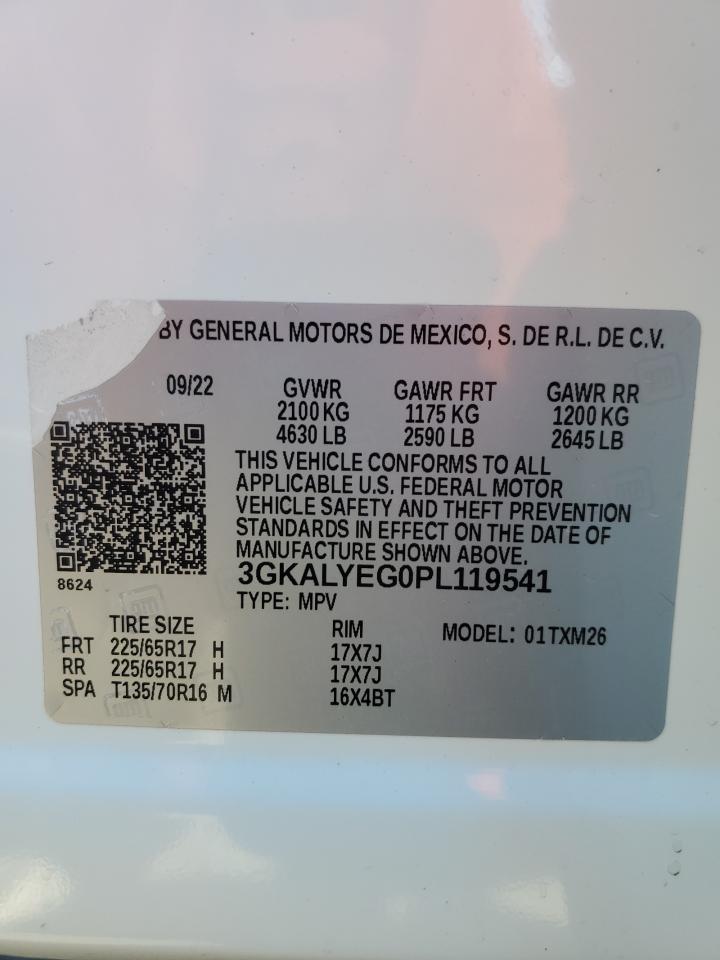 2023 GMC TERRAIN AT4 VIN:3GKALYEG0PL119541