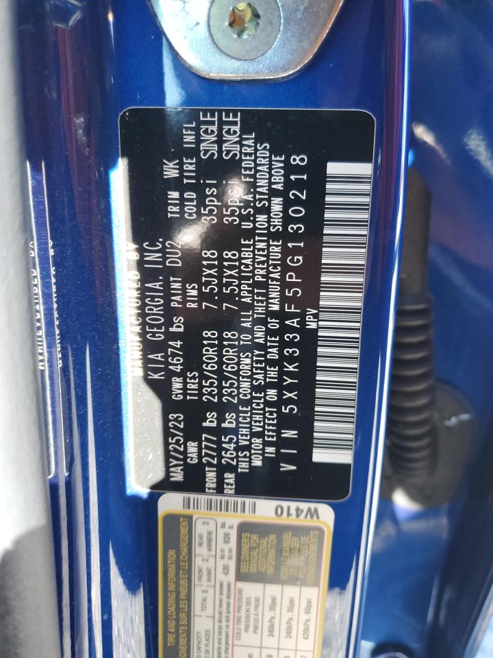 2023 KIA SPORTAGE EX VIN:5XYK33AF5PG130218