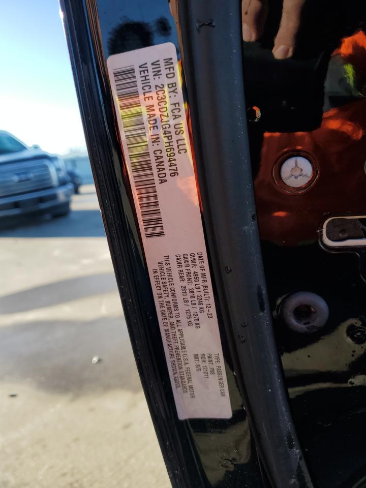 2023 DODGE CHALLENGER GT VIN:2C3CDZJG4PH694476