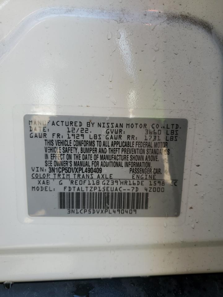 2023 NISSAN KICKS SR VIN:3N1CP5DVXPL490409