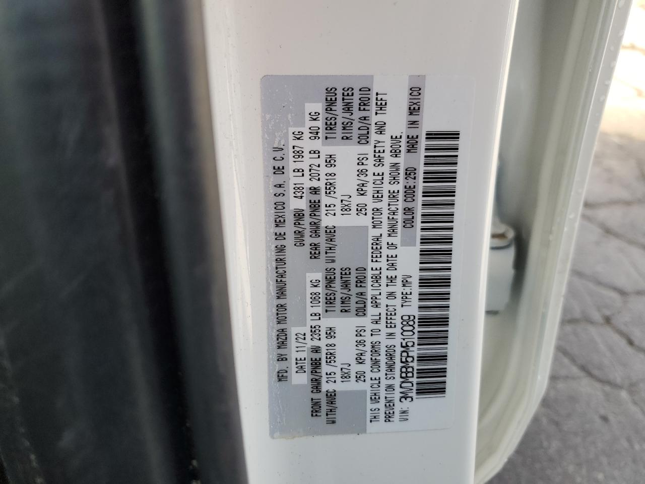 2023 MAZDA CX-30 SELECT VIN:3MVDMBBM5PM510089