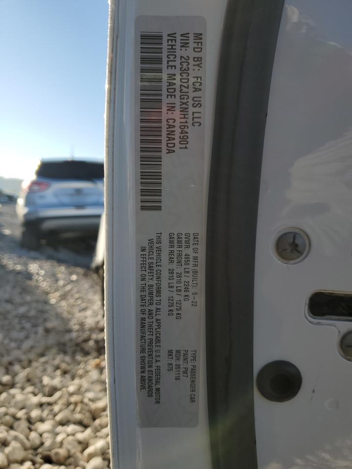 2022 DODGE CHALLENGER GT VIN:2C3CDZJGXNH164901