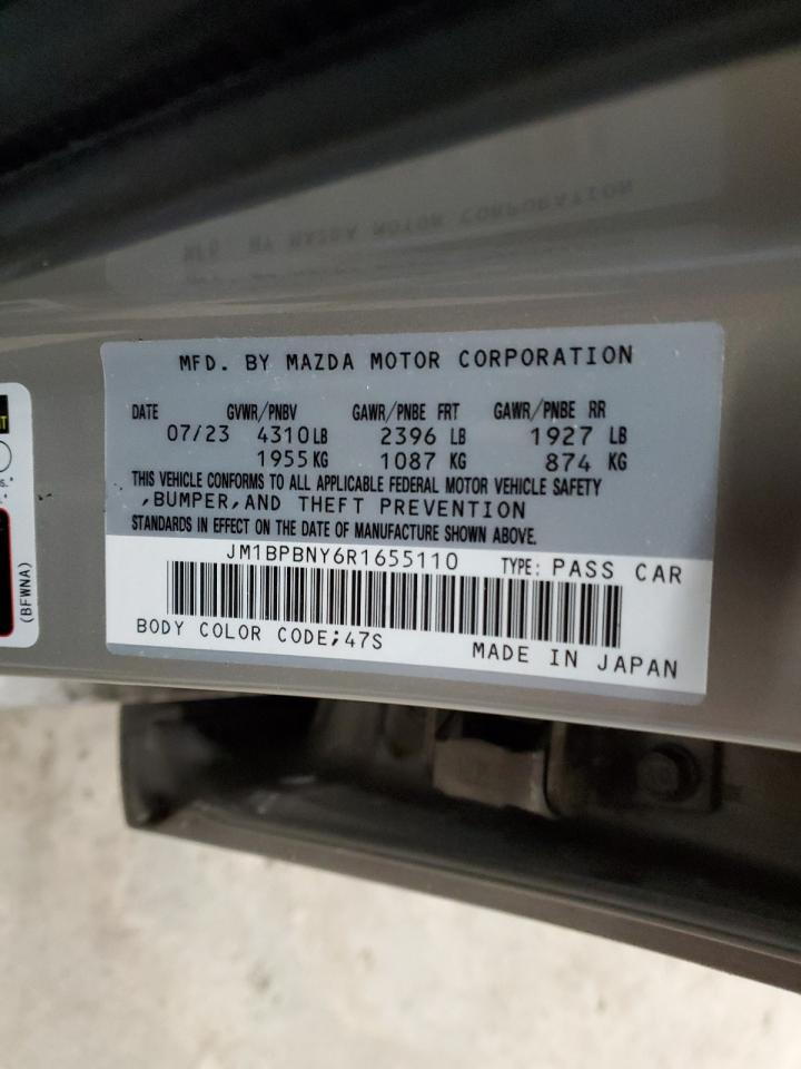 2024 MAZDA 3 PREMIUM PLUS VIN:WMWSU3C52CT543193