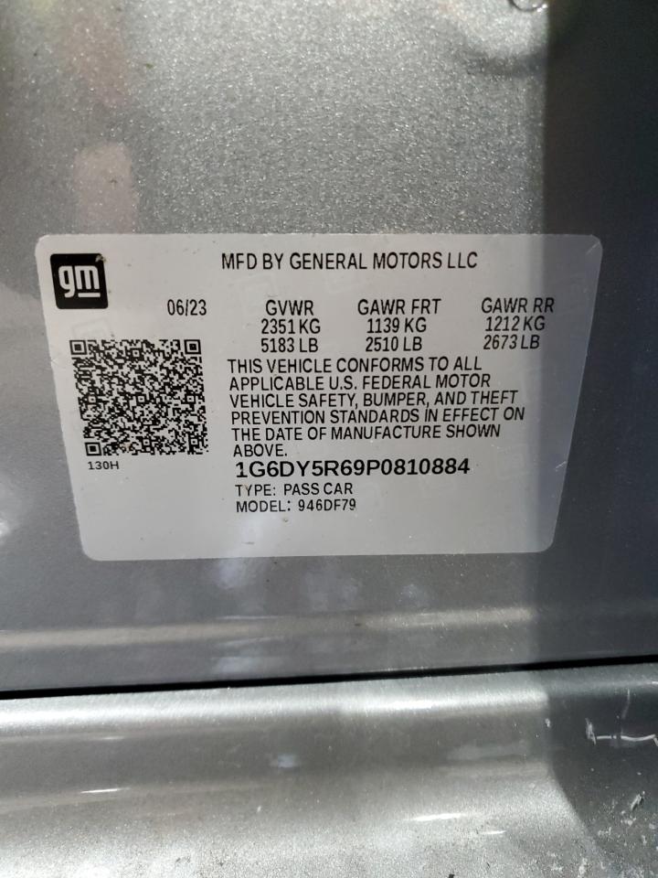 2023 CADILLAC CT5-V BLACKWING VIN:1G6DY5R69P0810884