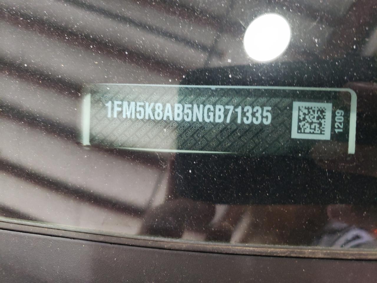 2022 FORD EXPLORER POLICE INTERCEPTOR VIN:1FM5K8AB5NGB71335